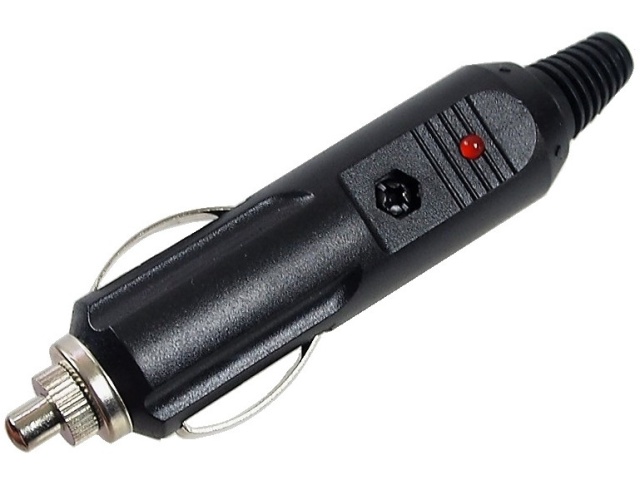 Cigarette Lighter Plug male With Led And Fuse