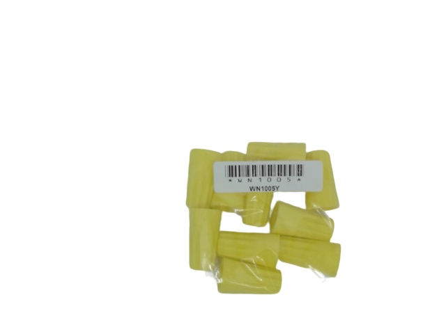 Wire nut marrette yellow bag of 10