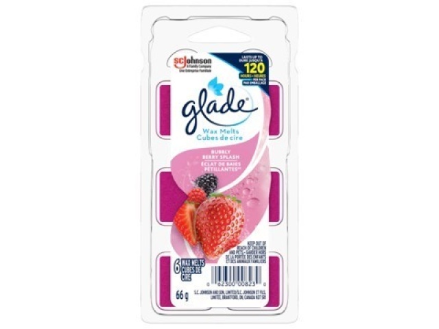 GLADE WAX MELTS BUBBLY BERRY SPLASH 6 pack