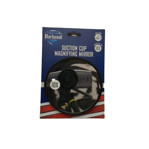 Magnifying Mirror W/suction Cup 10x Barbasol