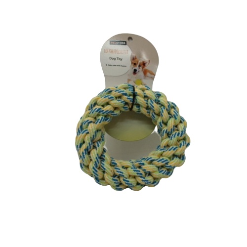 Dog Toy Braided Rope Ring Petstore