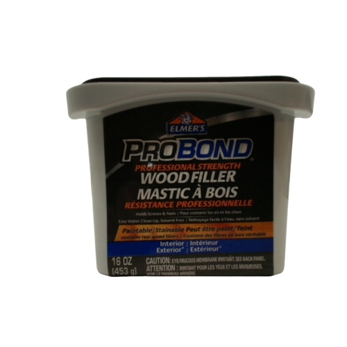 Wood Filler Interior Professional Strength 453g. Paintable Probond Elmer's