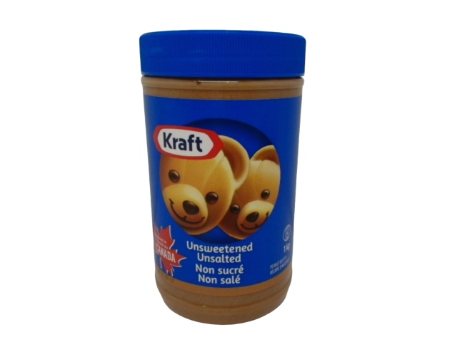 Peanut Butter Unsweetened Unsalted 1kg. Kraft
