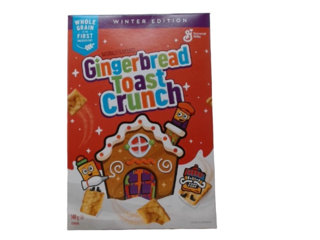 Gingerbread Toast Crunch Cereal 340g. (ENDCAP)