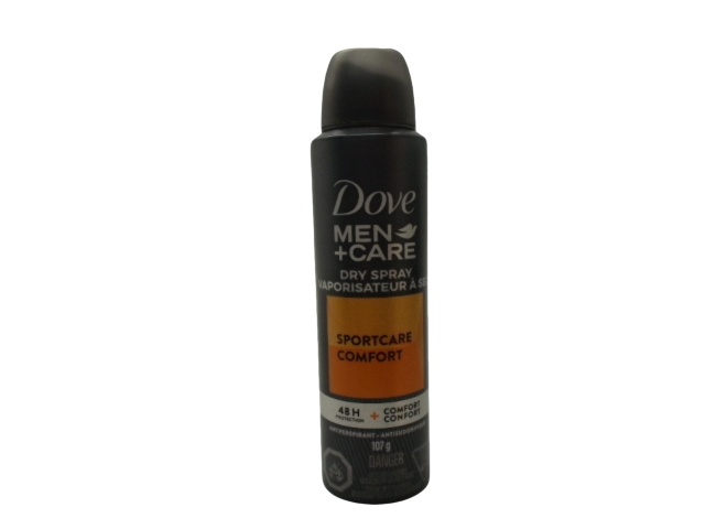 Antiperspirant Dry Spray Sportcare Comfort 107g. Dove Men +care