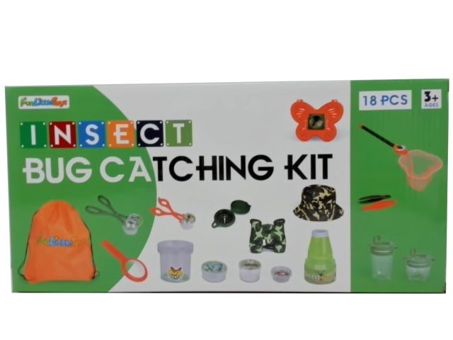 Bug Catching Kit 18pcs. Insect Funlittletoys