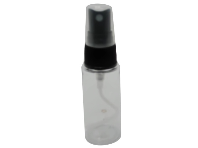 Bottle w/Sprayer 1oz. Clear Plastic (or 12/$4.99)