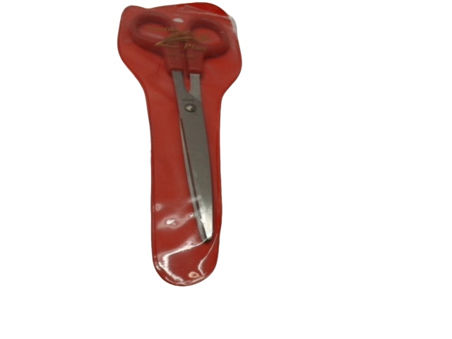 Utility Scissors Red Plastic Handle