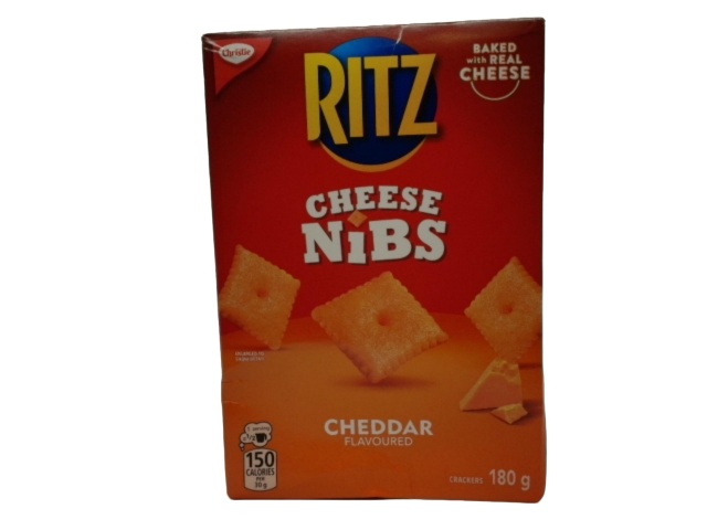 Ritz Cheese Nibs Cheddar Flavoured 180g.