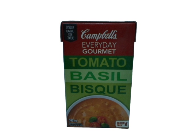 Soup Tomato Basil Bisque 500mL Campbell\'s Everyday Gourmet