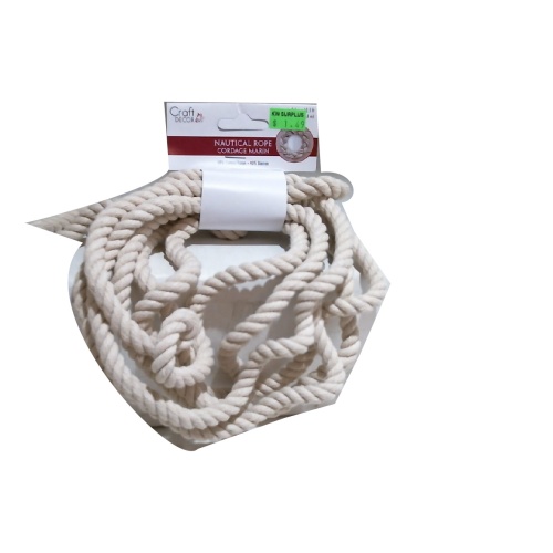 10mm.x3.8m. Nautical Cotton Rope