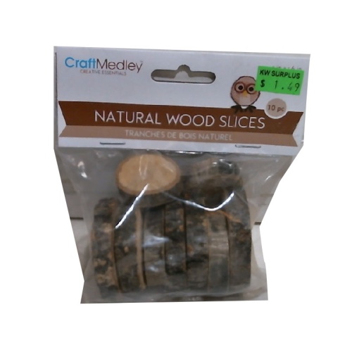 Craftwood 10pc. Natural Wood Trunk Slices