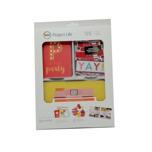 Scrapbook Value Kit Sprinkles 125pc. Project Life