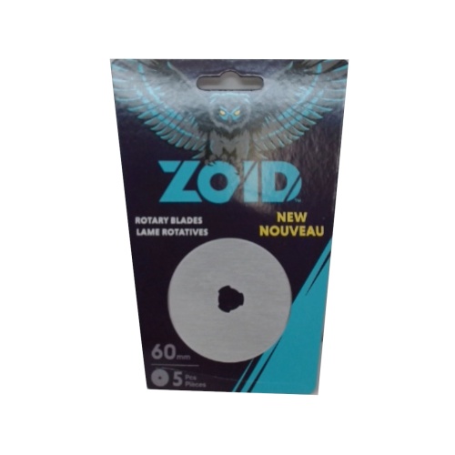 Rotary Blades 60mm 5pk. Zoid