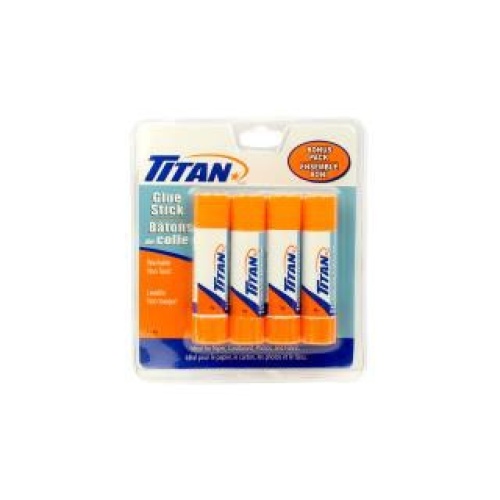 TITAN GLUE STICKS 8G X 4PK / 24CS