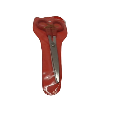 Utility Scissors Red Plastic Handle