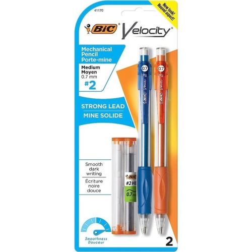 BIC 2PK VELOCITY 0.5MM MECHANICAL PENCILS