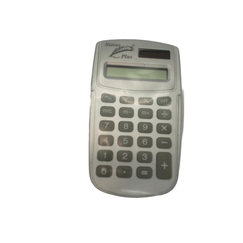 Calculator 8 digit dual power status plus