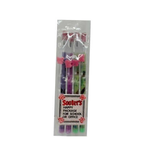 Mechanical Pencil w/Eraser 4pk. Sooter's