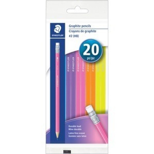 STAEDTLER 20PK NEON HB PENCILS