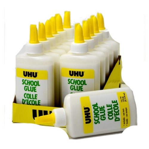 UHU 122ML SCHOOL GLUE WHITE