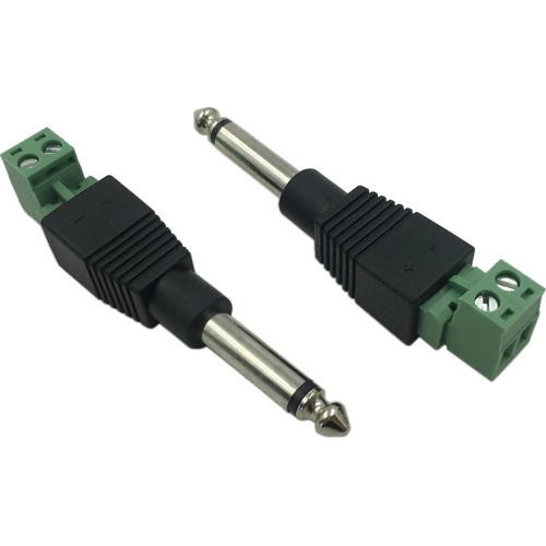 1/4 Mono Male Screw Terminal Connector - (1pc/bag)