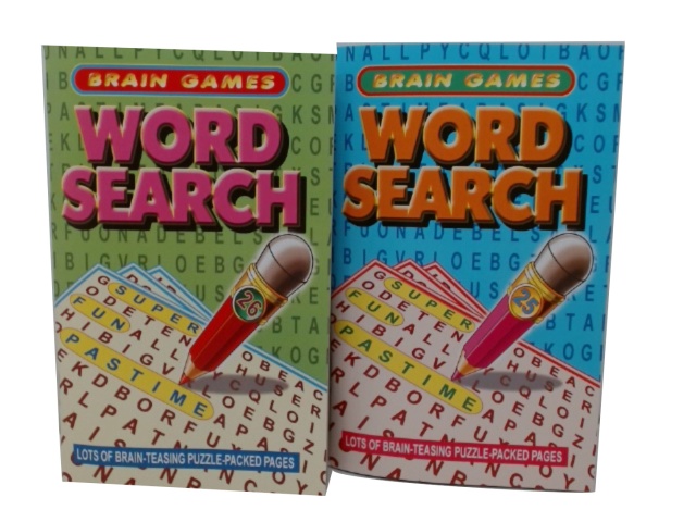 Word Search Book 96pgs. Brain Games