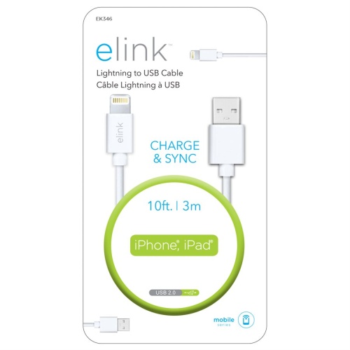 Cable - USB Lightning™ 10ft White