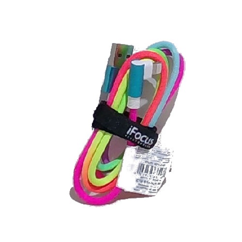 Cable - USB Lightning™ 3 Foot Rainbow iFocus