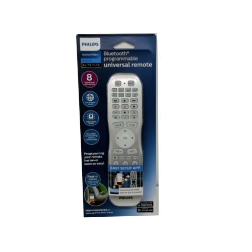 Universal Remote Bluetooth Programmable Up To 8 Devices Philips