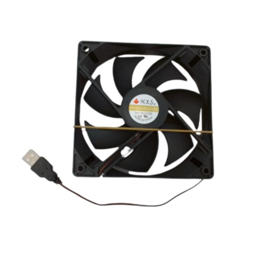 Case fan 120x120mm with USB connector