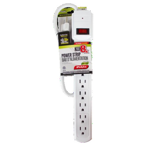 Power bar 8 outlet