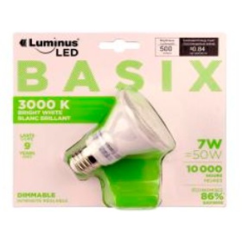 LUMINUS LED BASIX 7W PAR20