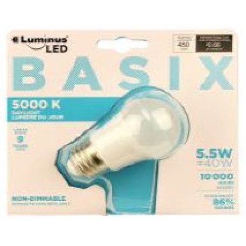 LUMINUS LED BASIX A15 5000K