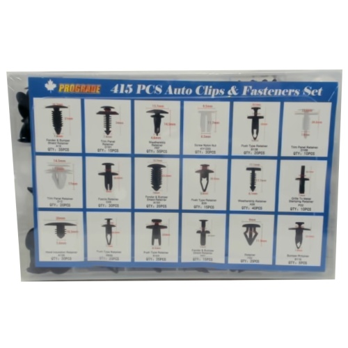 Auto Clips & Fasteners Set 415pcs.