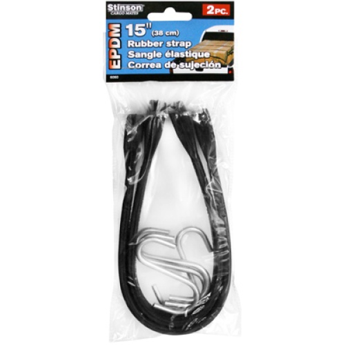 Bungee rubber strap 15 inch 2 pc