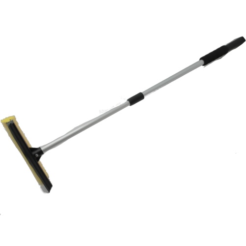 Squeegee with telescopic aluminum handle