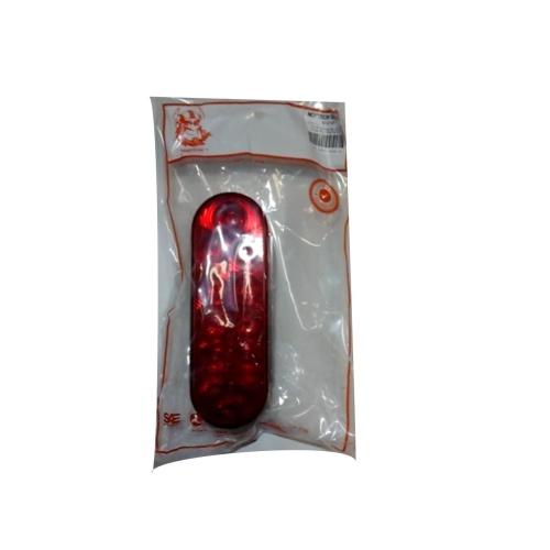 Tail Light 6 Oblong Red 10 LED Waterproof