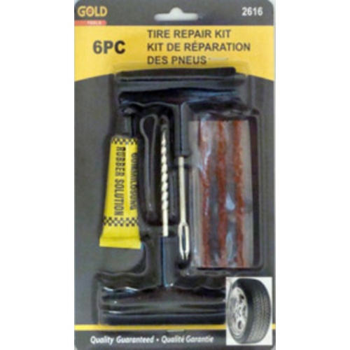 Tire repair kit 6 pieces