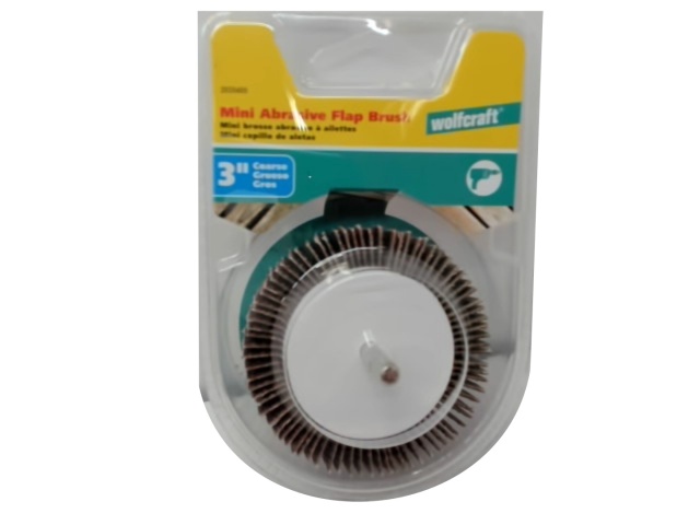 Abrasive Flap Brush 3 Coarse Wolfcraft\