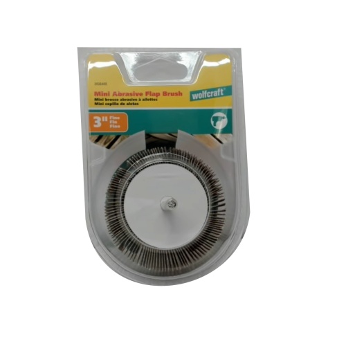 Abrasive Flap Brush 3 Fine Wolfcraft