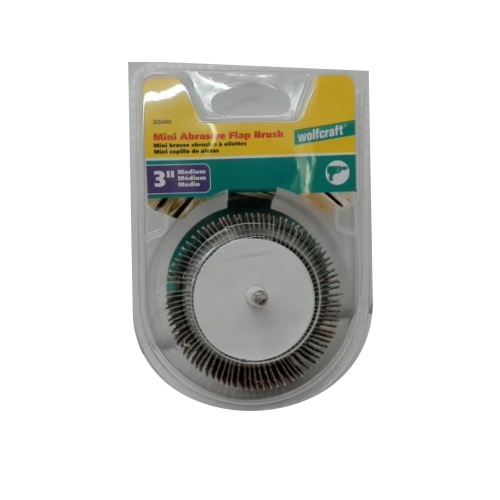 Abrasive Flap Brush 3 Medium Wolfcraft