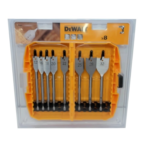 Spade Bit Set 8pc. Dewalt