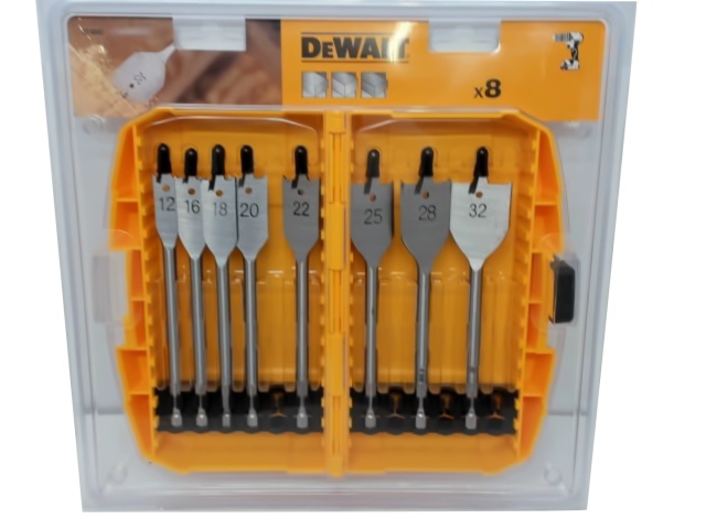 Spade Bit Set 8pc. Dewalt