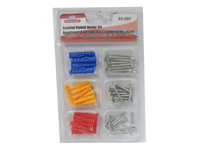 ASSORTED DRYWALL ANCHOR SET