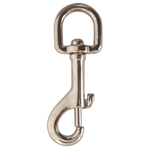 Round Swivel Bolt Snap 1in Nickel