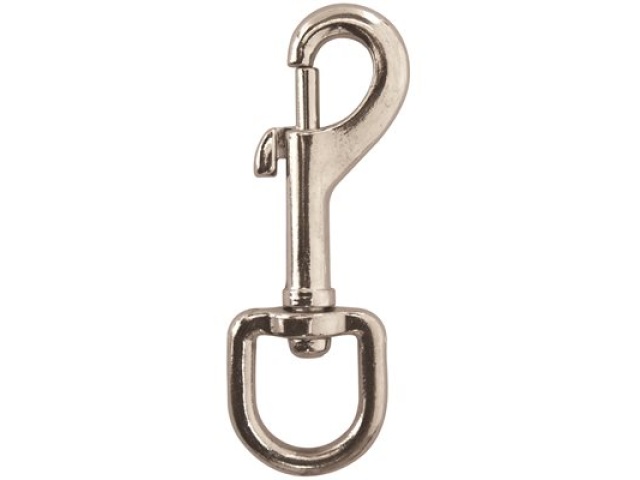 Round Swivel Bolt Snap 3 / 4in Nickel