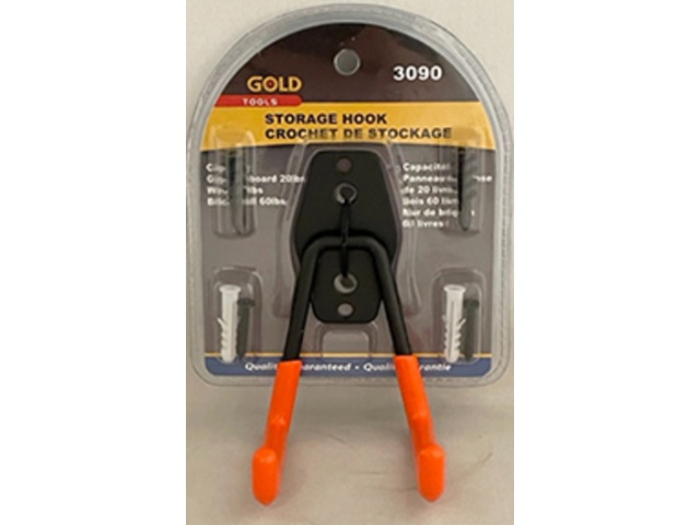 STORAGE HOOK RUBBER COATED 2 inch