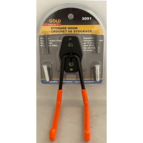 STORAGE HOOK RUBBER COATED 4 inch