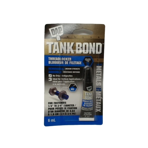 Threadlocker Medium Strength Removable 6mL Tank Bond